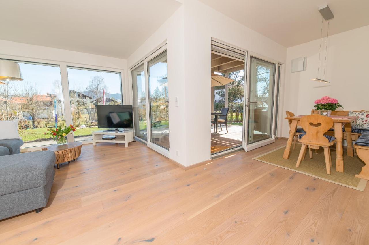 Helle Wohnung Mit Bergblick & Eigener Terrasse Bad Tölz Extérieur photo