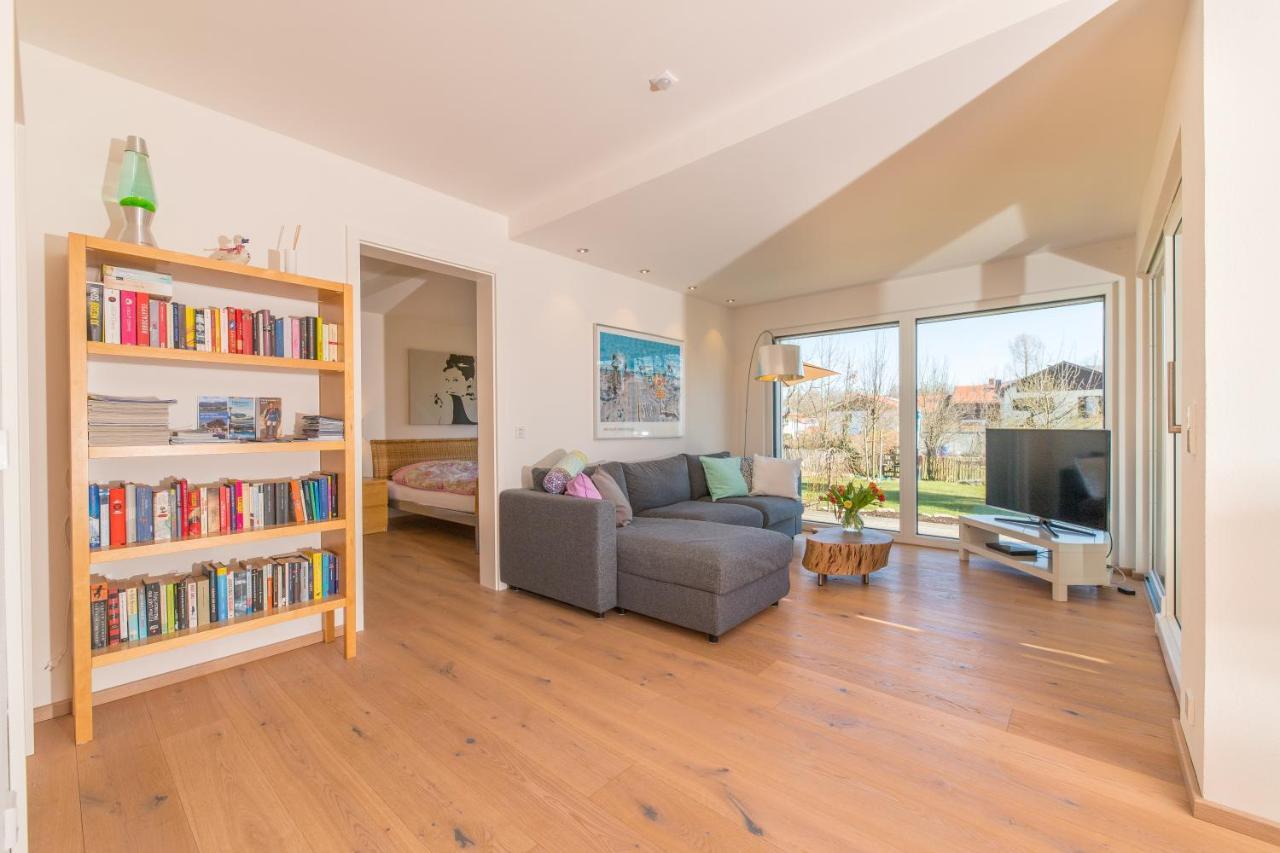 Helle Wohnung Mit Bergblick & Eigener Terrasse Bad Tölz Extérieur photo