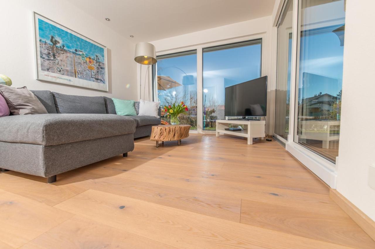 Helle Wohnung Mit Bergblick & Eigener Terrasse Bad Tölz Extérieur photo