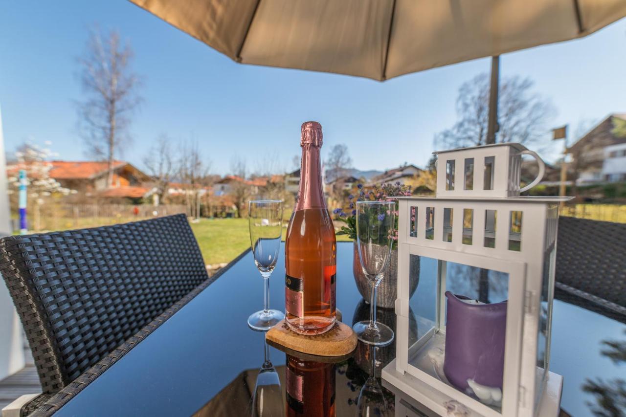 Helle Wohnung Mit Bergblick & Eigener Terrasse Bad Tölz Extérieur photo