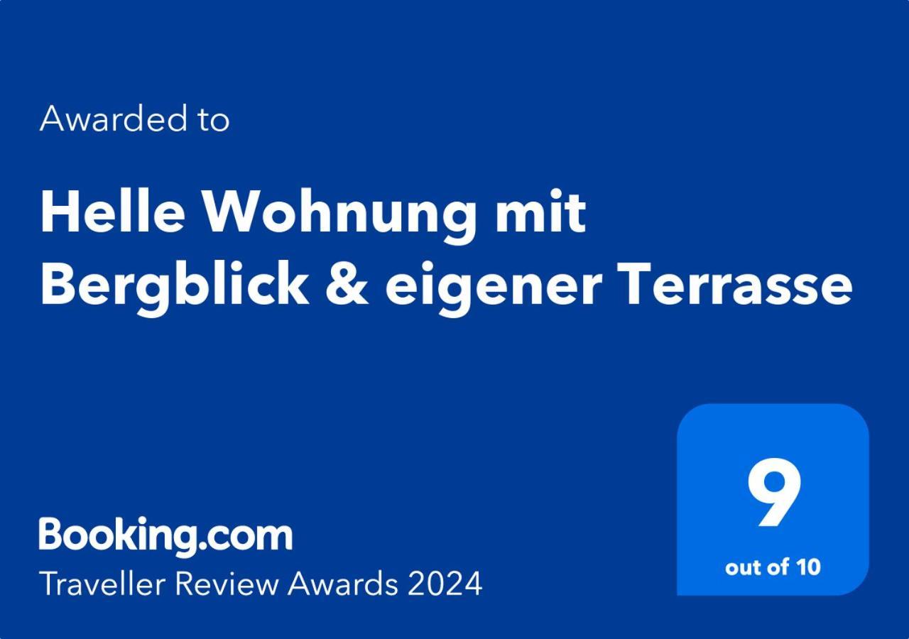 Helle Wohnung Mit Bergblick & Eigener Terrasse Bad Tölz Extérieur photo